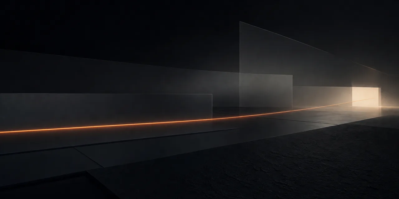 Abstract Enemites capability path in a dark spatial environment